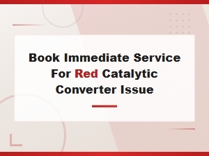Book Immediate Service for Red Catalytic Converter Issue